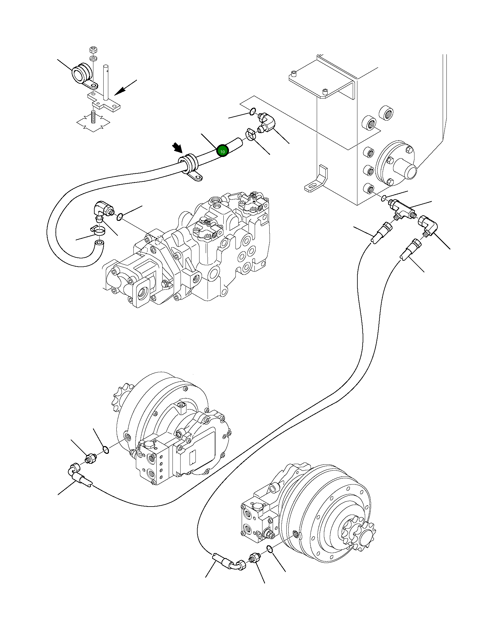Втулка 37A-62-13260 Komatsu