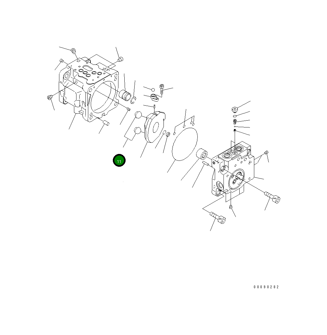 Фиксатор шарика 708-1T-33432 Komatsu