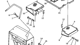 Уплотнение 103-A62-1651 Komatsu