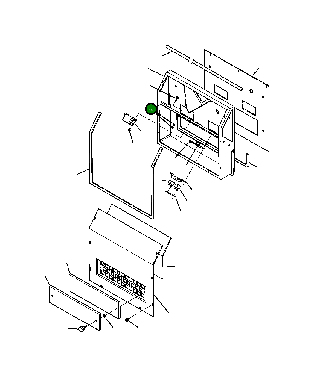 Гайка, 1/4-20 WHIZLOCK EF 3 514 Komatsu