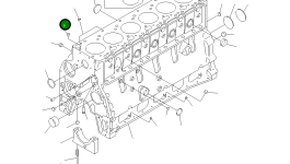 Сервисный комплект блока 6736-21-1010 Komatsu