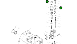 Контргайка тонкая 17458 Komatsu