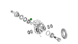 Роликовый подшипник 0750 117 354 Komatsu