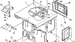 Полка 234-855-1962 Komatsu