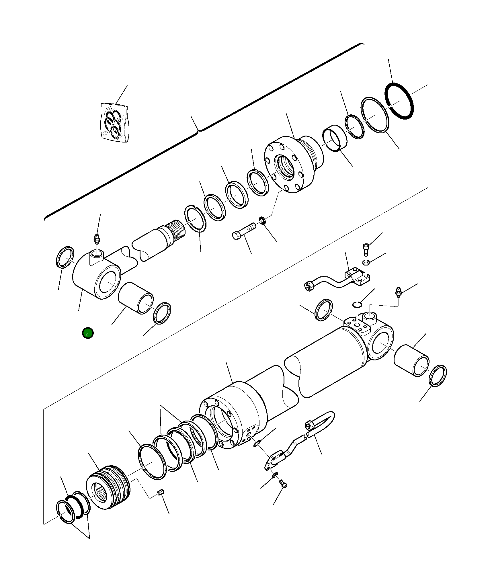 Шток 721-58-55530 Komatsu