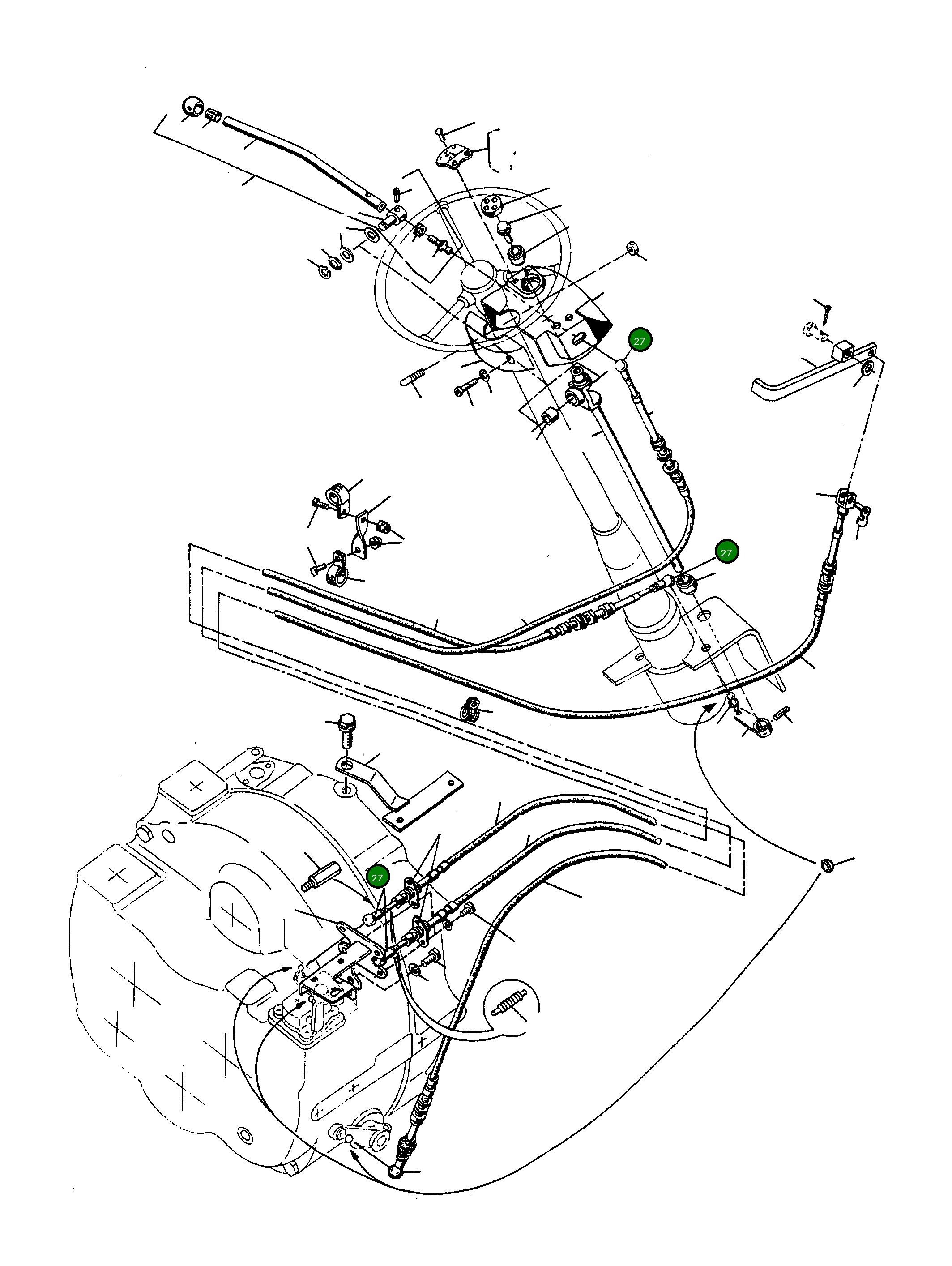 Шаровая опора 2977281M1 Komatsu