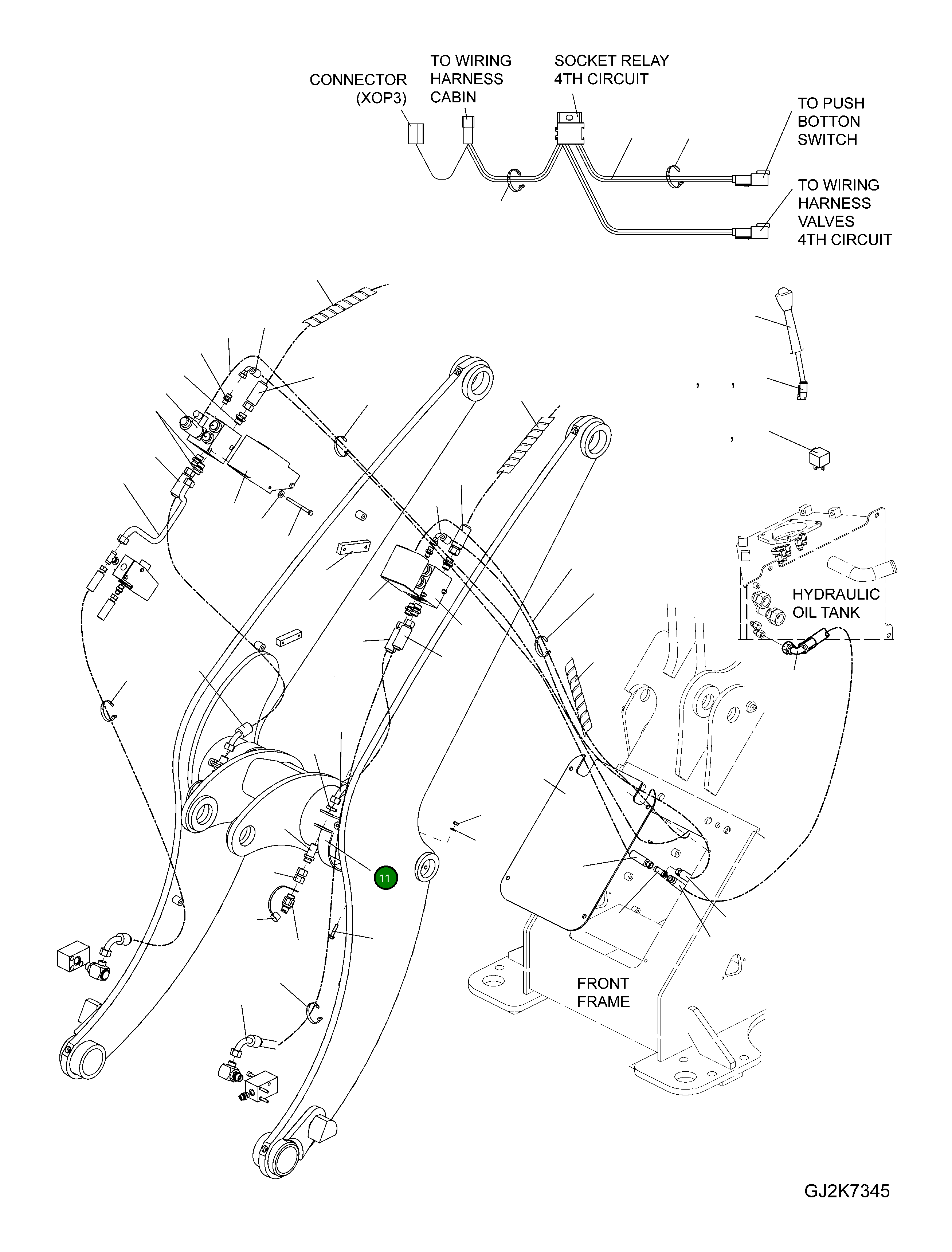 Хомут 42U-62-25A20 Komatsu