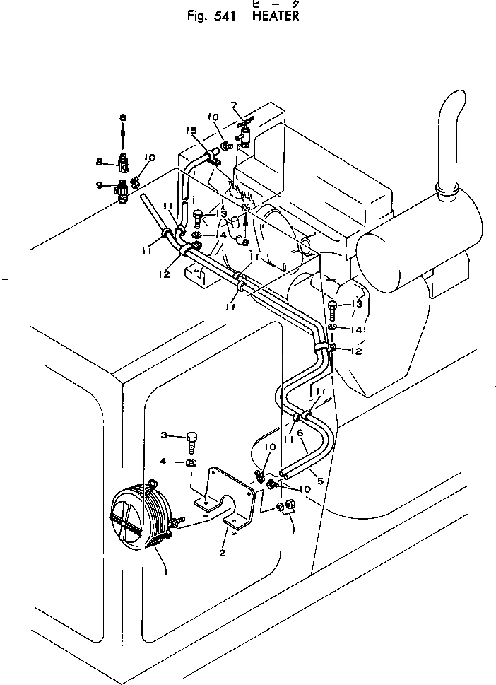 Кронштейн 20B-54-23110 Komatsu