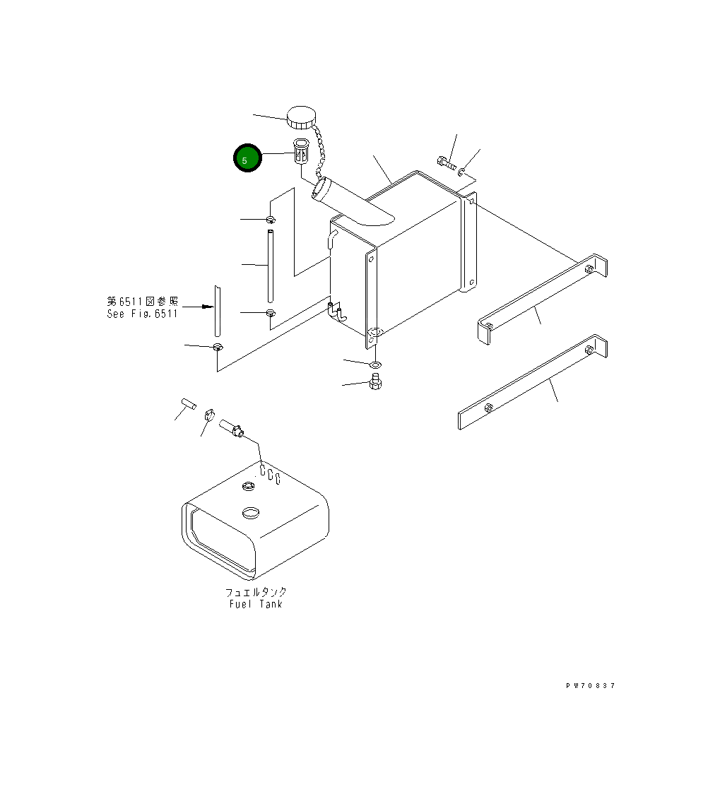 Фильтр 258-20-18140 Komatsu