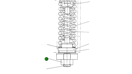 Гайка 1302002008 Komatsu