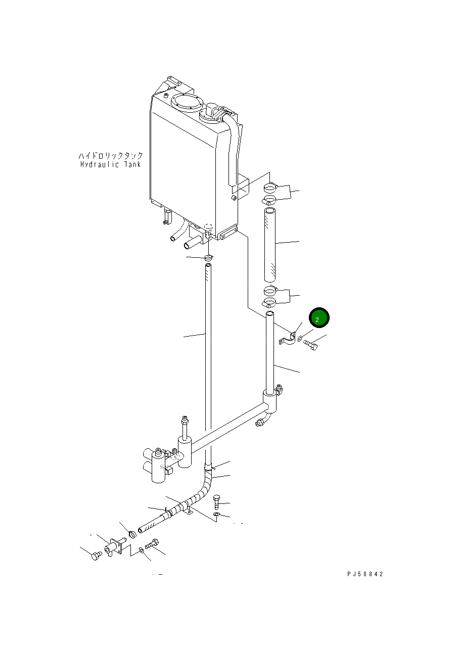 Хомут 07282-14311 Komatsu