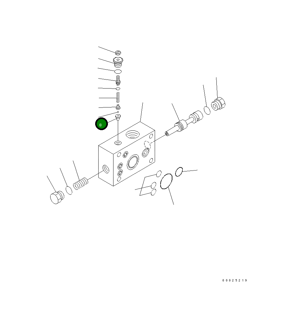 Шарик ST095881-012 Komatsu