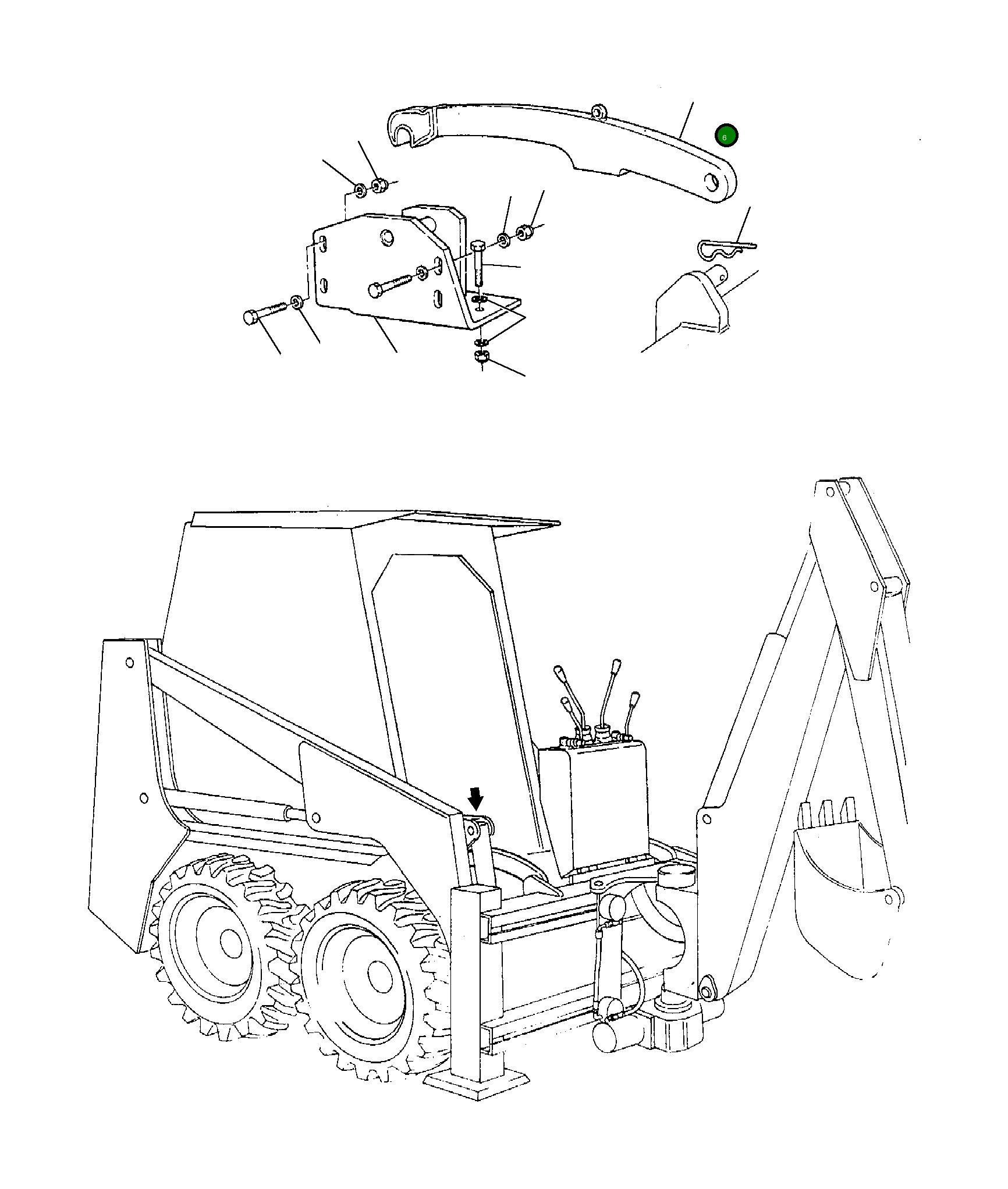 Шатун 334460050 Komatsu
