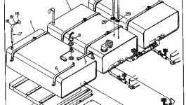 Лента бака DY74355-23204 Komatsu