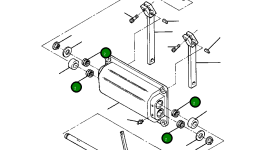 Подшипник с двойным уплотнением 1220 100 H91 Komatsu