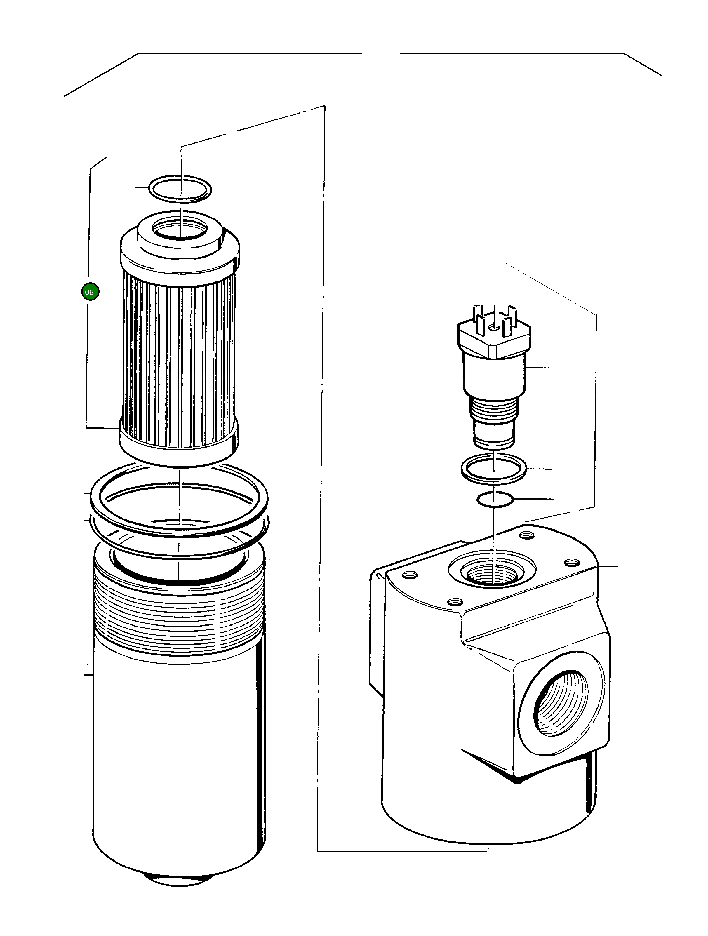 Фильтрующий элемент, в сборе 795 603 73 Komatsu