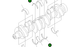 Упорный подшипник CU3161521 Komatsu