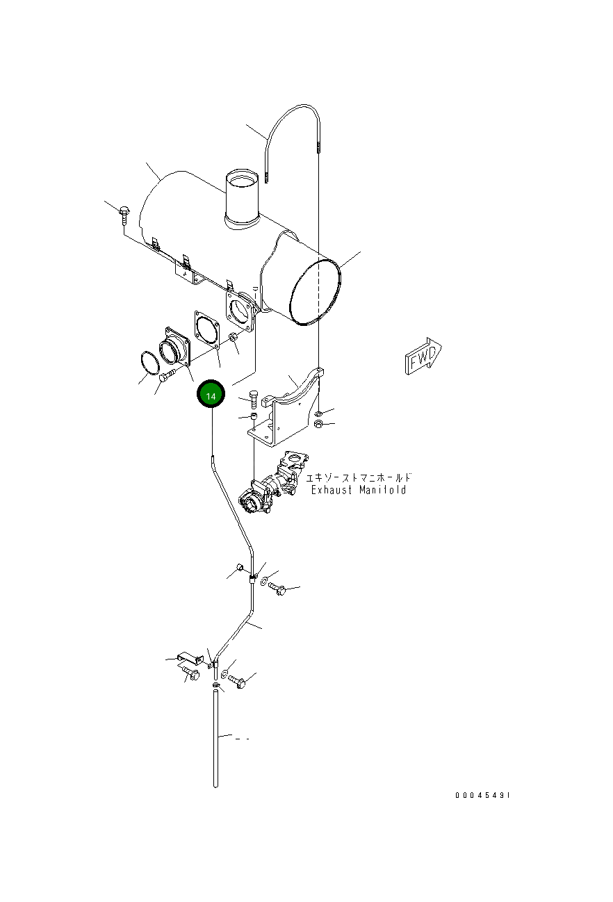 Шарнир 6251-11-5380 Komatsu