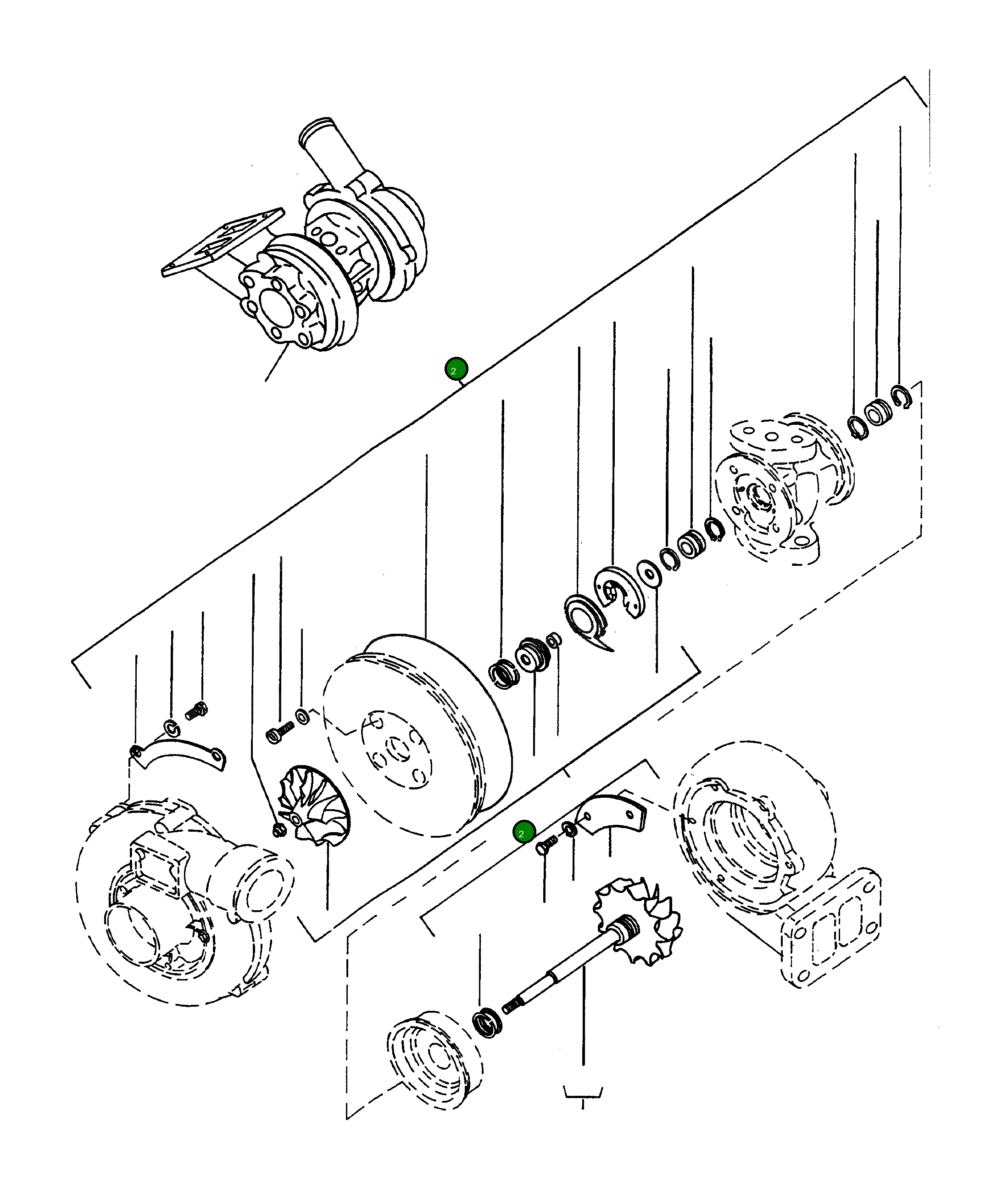 Ремкомплект 3230232M91 Komatsu