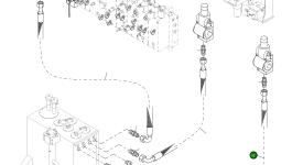 Шланг в сборе DN 25x7300 516 522 98 Komatsu