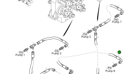 Шланг в сборе DN 8x3100 518 006 98 Komatsu