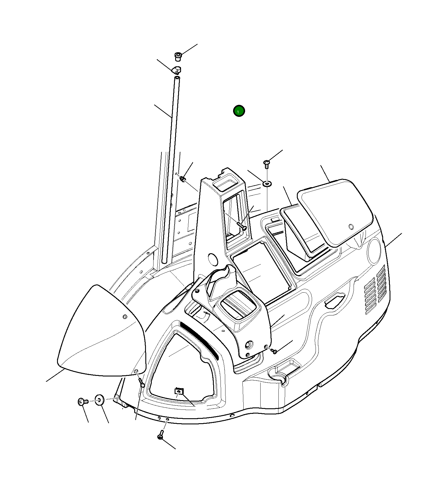 Втулка 42N-54-16280 Komatsu