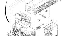 Корпус воздуходувки + крыльчатка, комплект 799 939 73 Komatsu