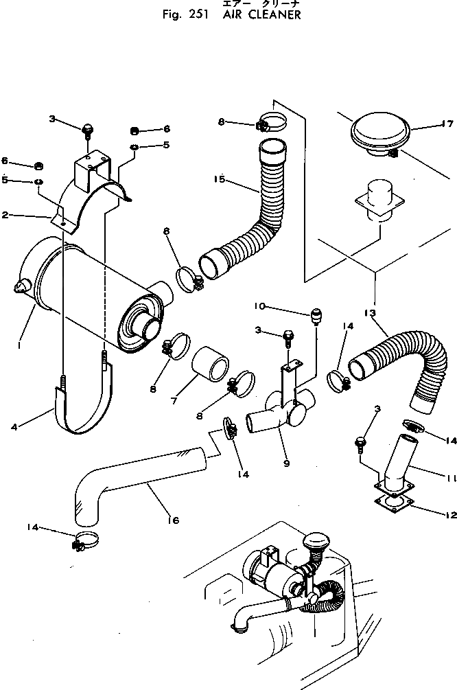 Шланг M711025038280 Komatsu