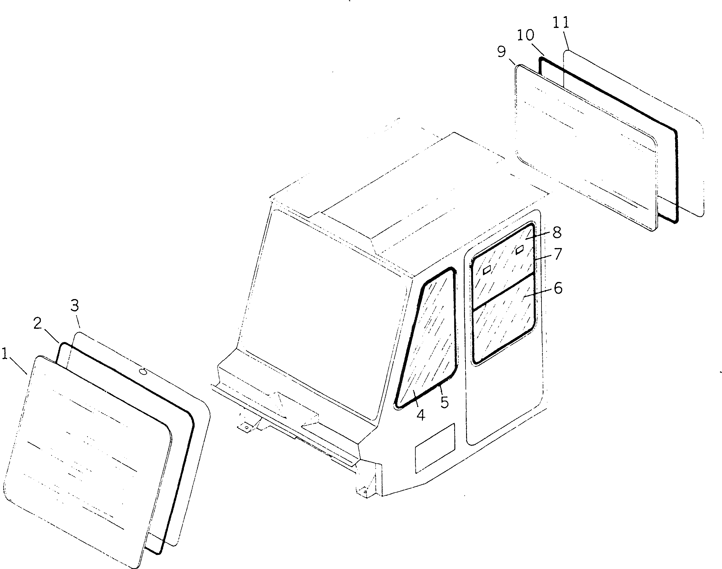 Резиновая лента BW045678 Komatsu