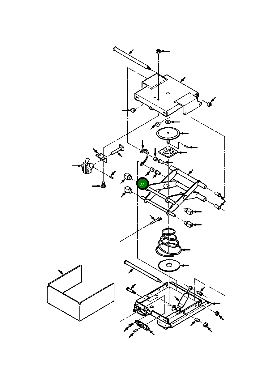 Нижний подшипник 1136 570 C1 Komatsu