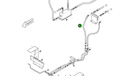 Шланг 2-PF1/2-725L DS2054274 Komatsu