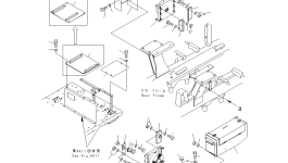 Правый ящик аккумулятора 234-809-9490 Komatsu