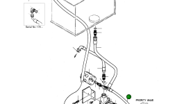 Шланг PF3/4-870L 2184-1026D382 Komatsu