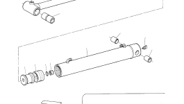 Шток UE2700091 Komatsu