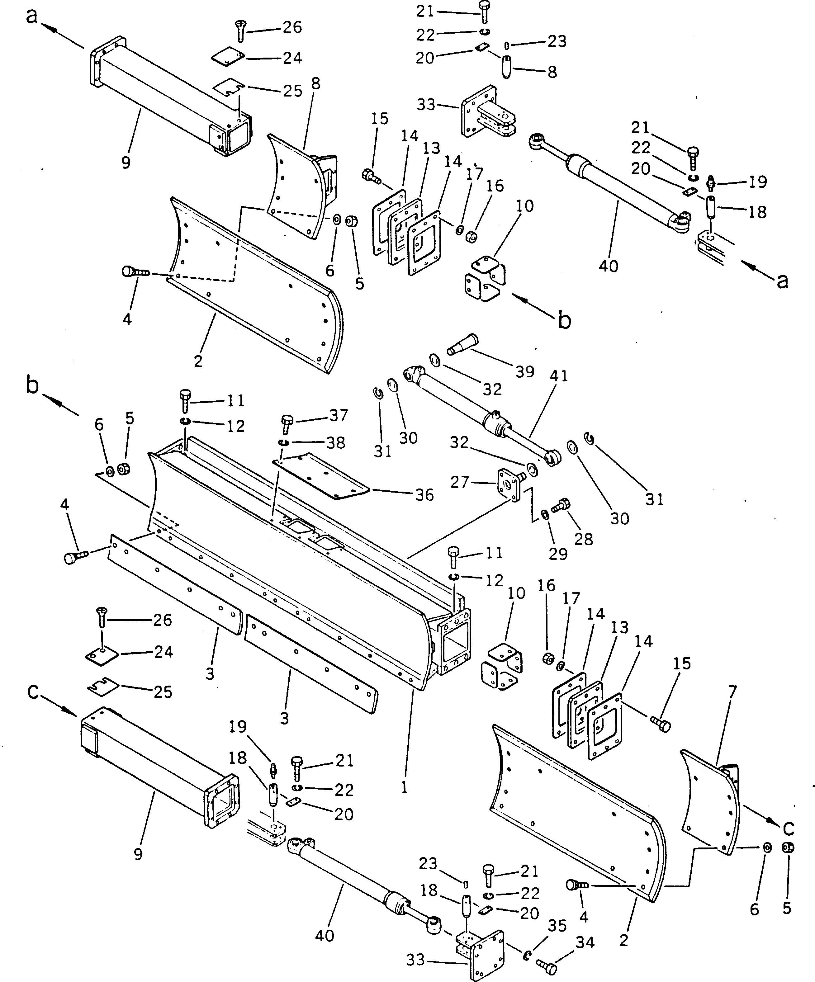 Отвал в сборе 233-870-0111 Komatsu