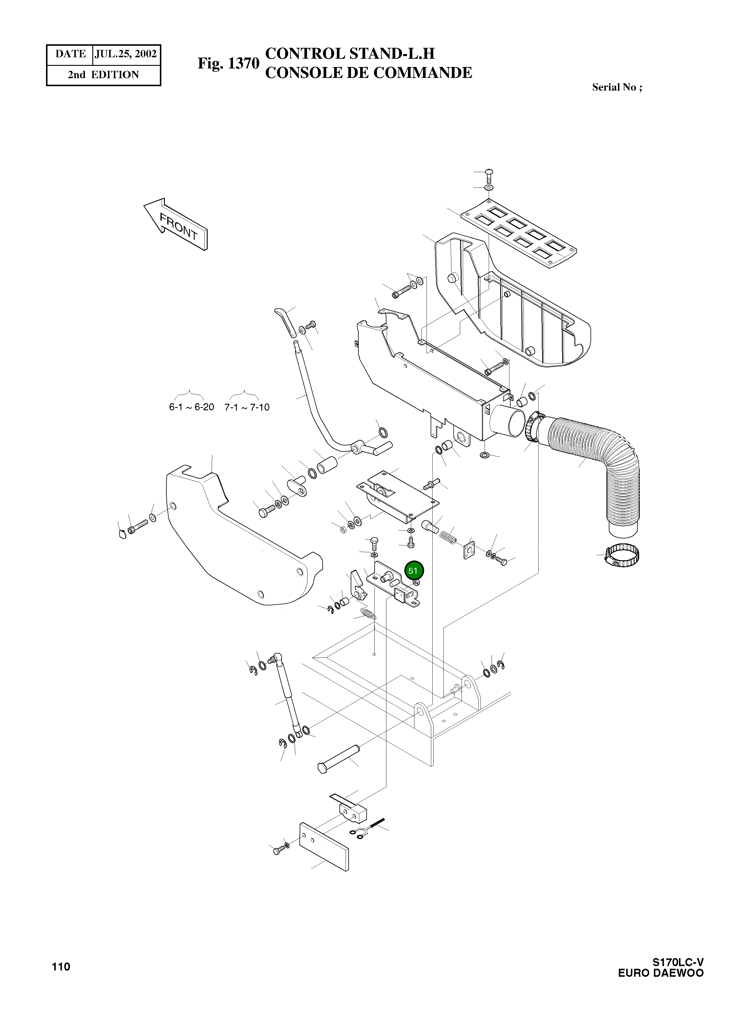 Гайка M4x0.7 S4012103 Komatsu