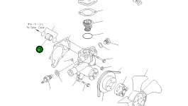 Шарнир YM119266-42050 Komatsu