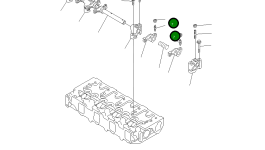 Гайка YM129150-11750 Komatsu