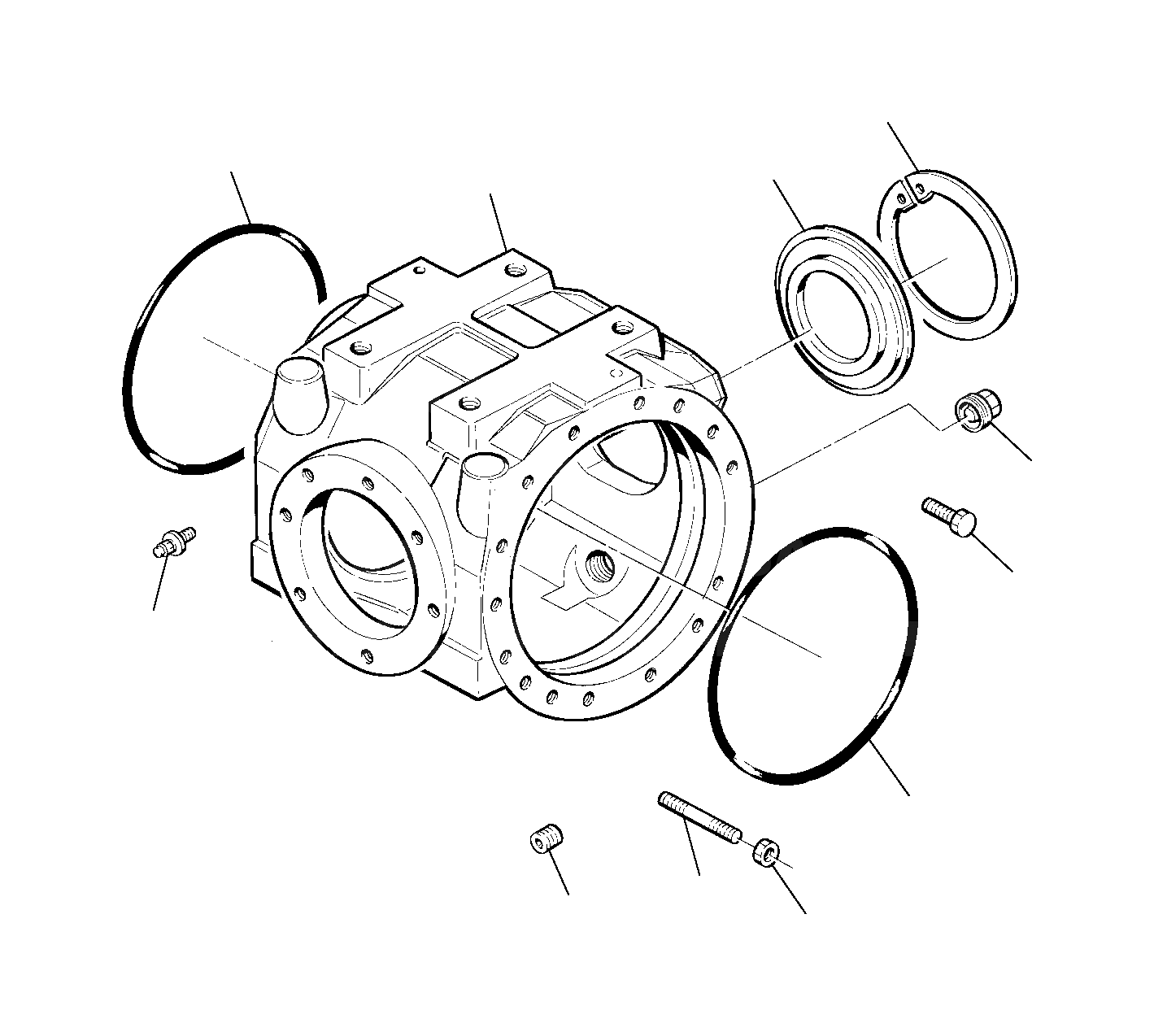 Шпилька HU1722773 Komatsu