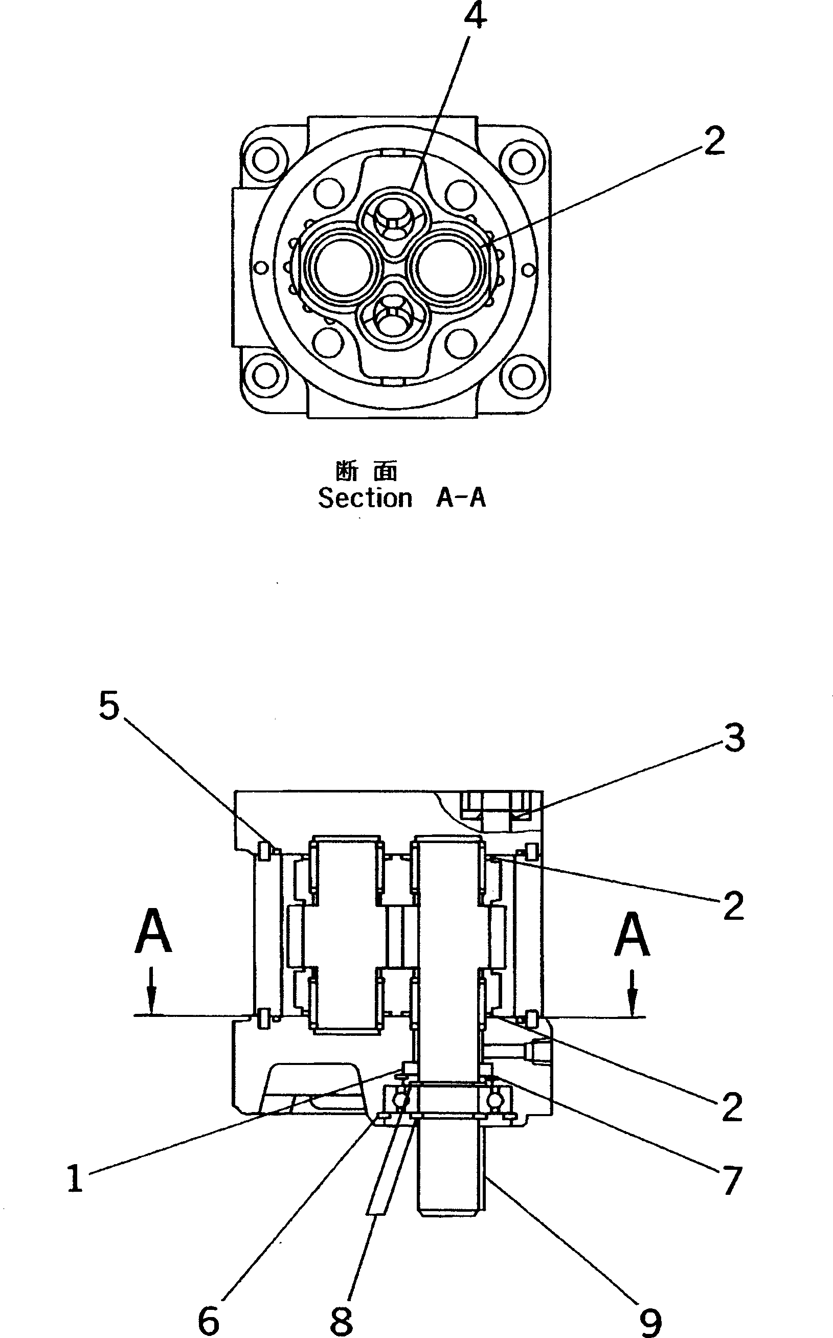 Комплект уплотнений 362-T57-4400 Komatsu