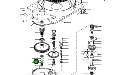 Игольчатый упорный подшипник 64 288 Komatsu