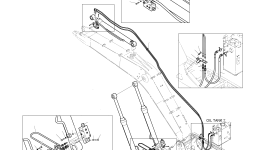 Шланг PF1/4-1250L DS2059385 Komatsu