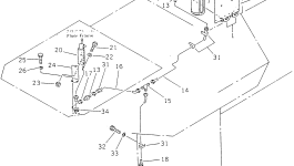 Кронштейн 41E-W92-1211 Komatsu