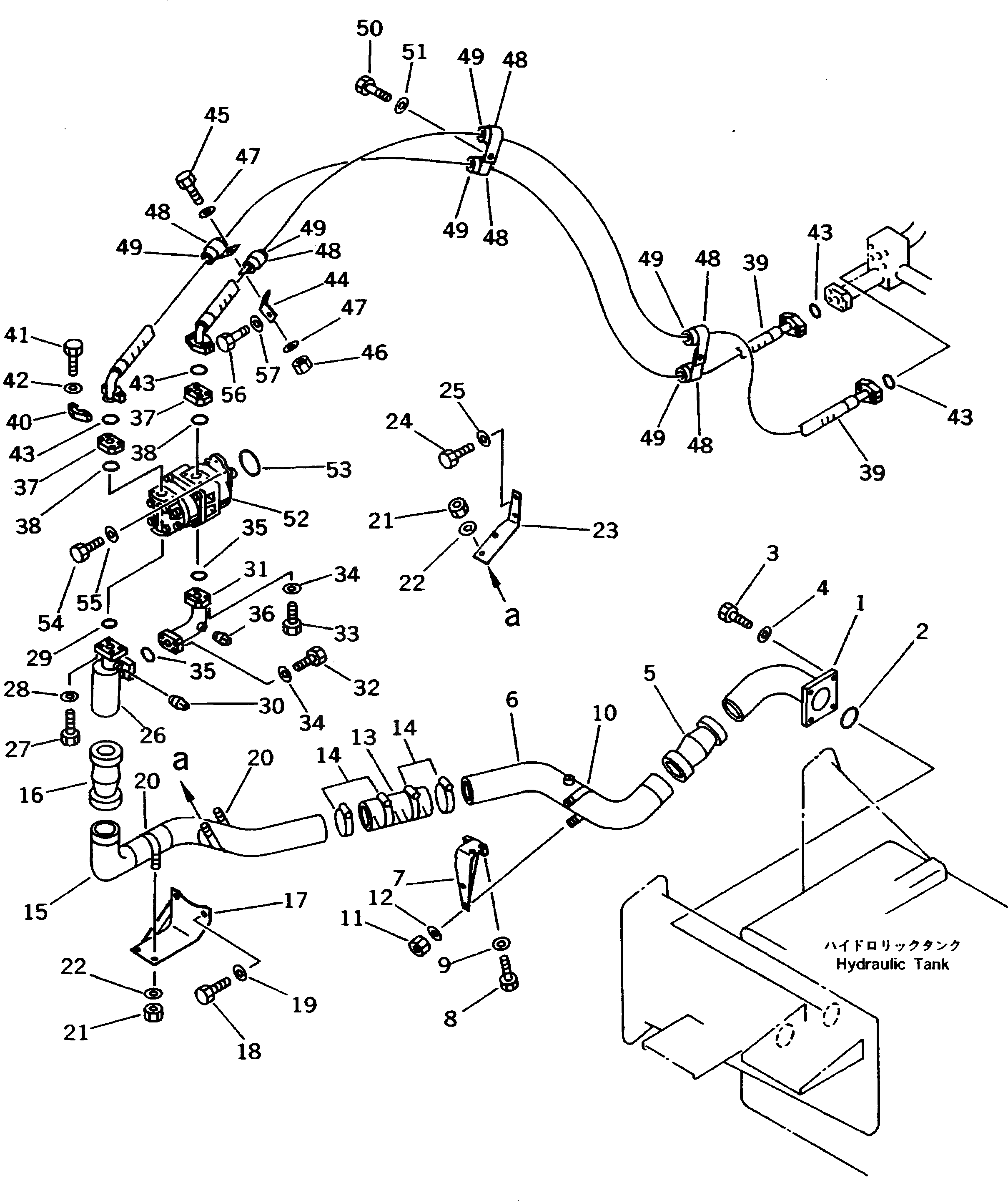 Шланг 07298-01421 Komatsu