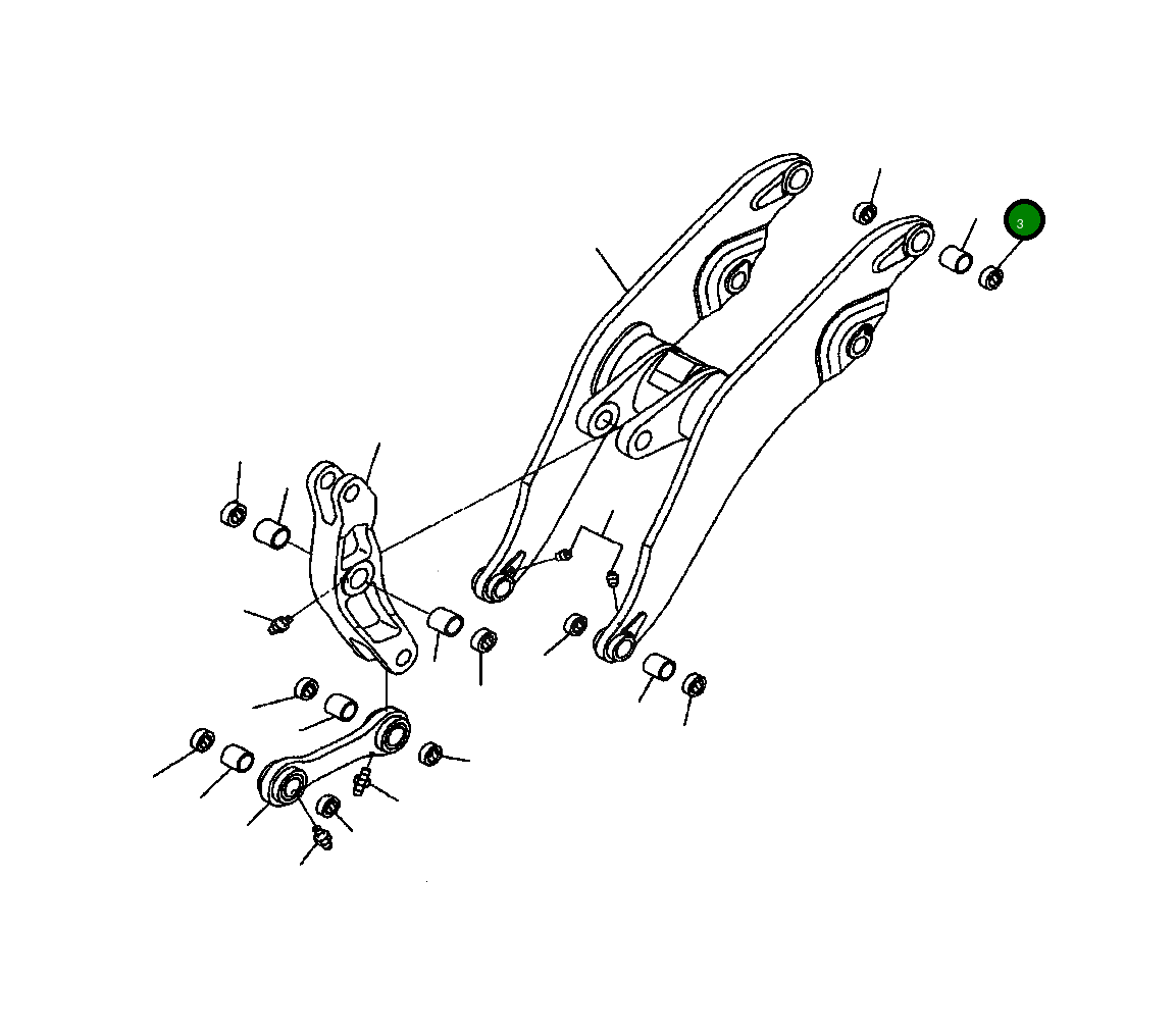 Втулка 427-70-11895 Komatsu