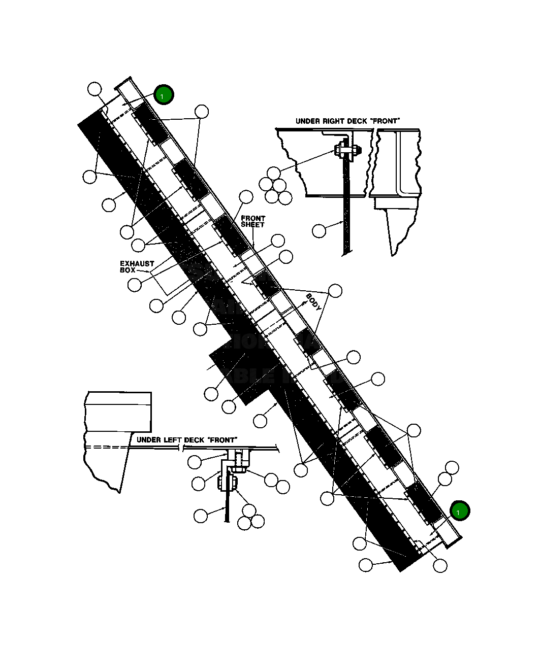 Монтажная штанга EB1105 Komatsu