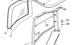 Защитный кожух 21X-54-25270 Komatsu
