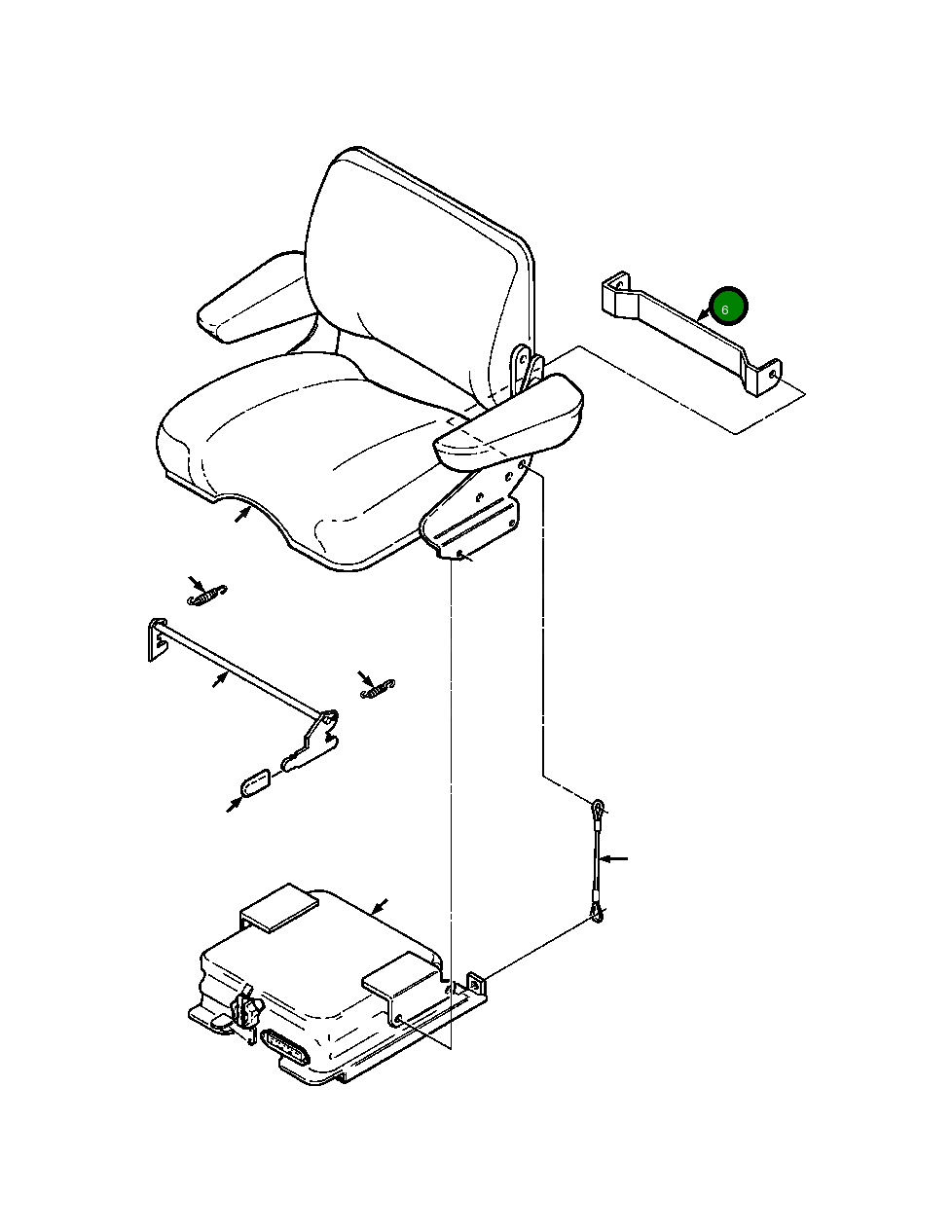 Проставка штанги 1136 690 C1 Komatsu