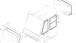 Резиновая лента BW045678 Komatsu