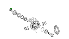 Гайка шестигранная 0737 006 075 Komatsu